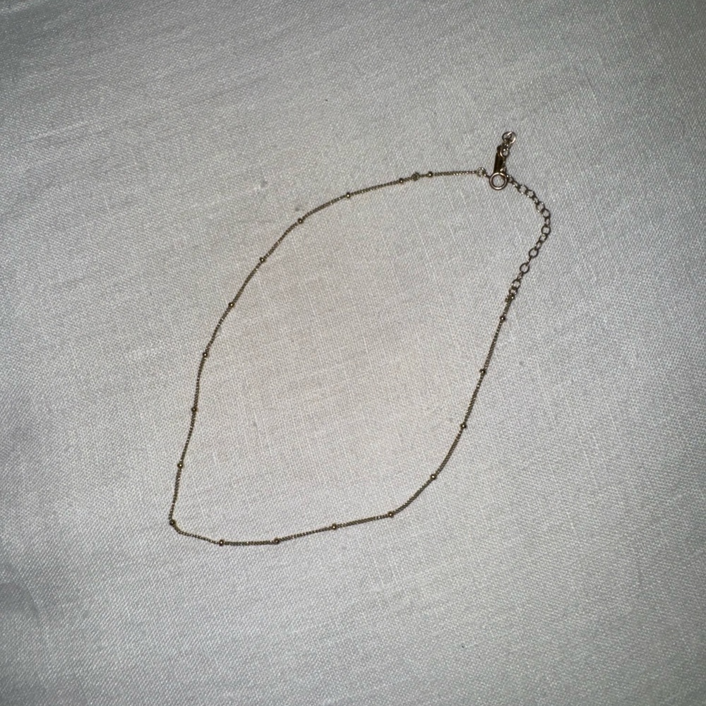 Are You Am I Dainty Ball Chain Choker - Picture 4 of 4